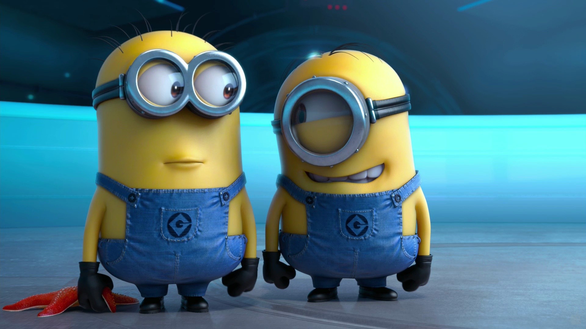 movies, Film, Despicable, Me, Smiling, Minions, Overalls Wallpaper