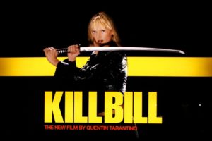 kill, Bill, Action, Crime, Martial, Arts, Warrior, Weapon, Katana, Sword, Uma, Blonde, Sexy, Babe, Poster