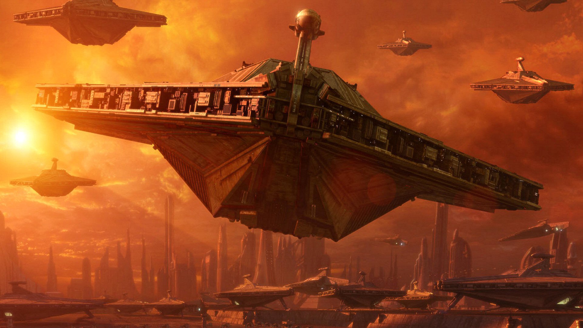 star, Wars, Attack, Clones, Sci fi, Action, Futuristic, Movie, Film, Spaceship Wallpaper
