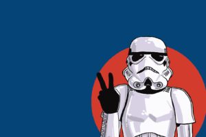 star, Wars, Stormtroopers, Peace, V, Sign