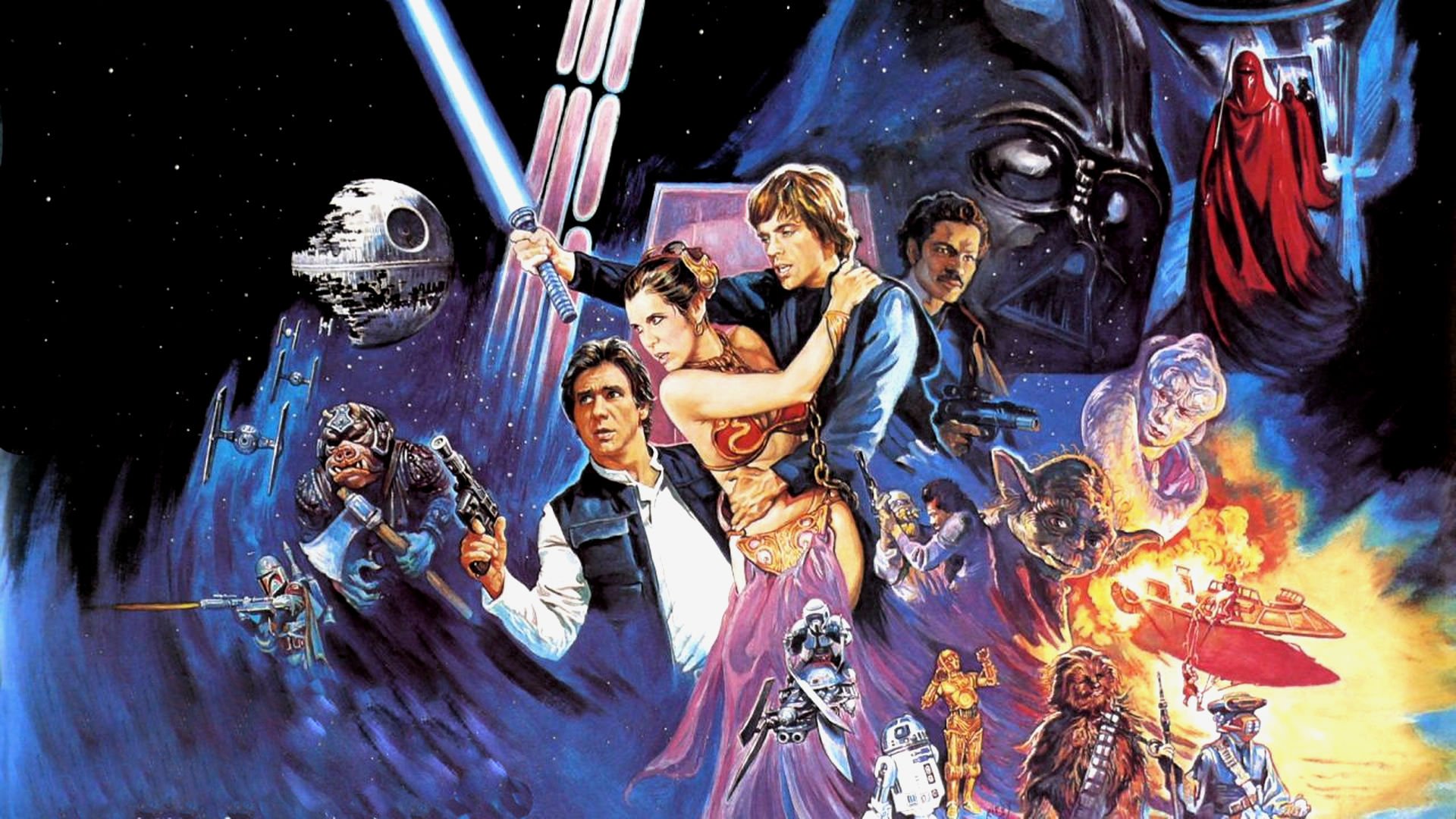 Star Wars Return Jedi Sci Fi Futuristic Movie Film Star Wars Return Jedi Sci Fi Futuristic Movie Film