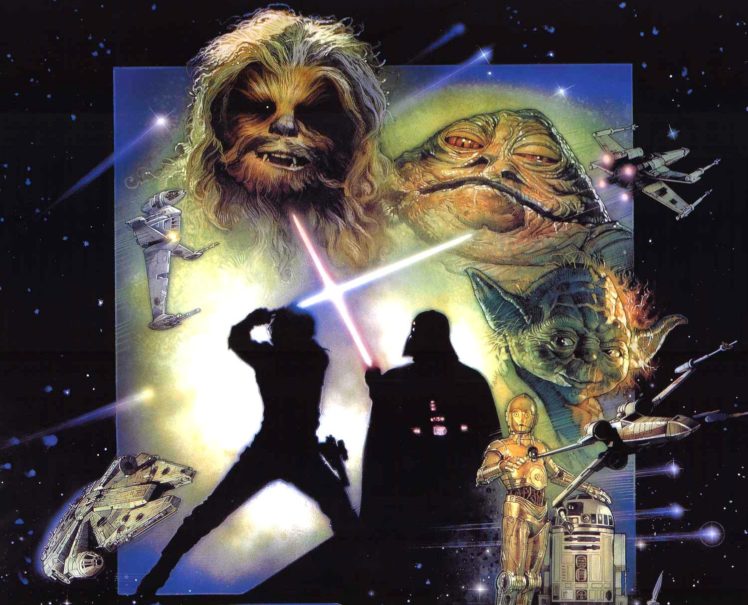star, Wars, Return, Jedi, Sci fi, Futuristic, Movie, Film HD Wallpaper Desktop Background