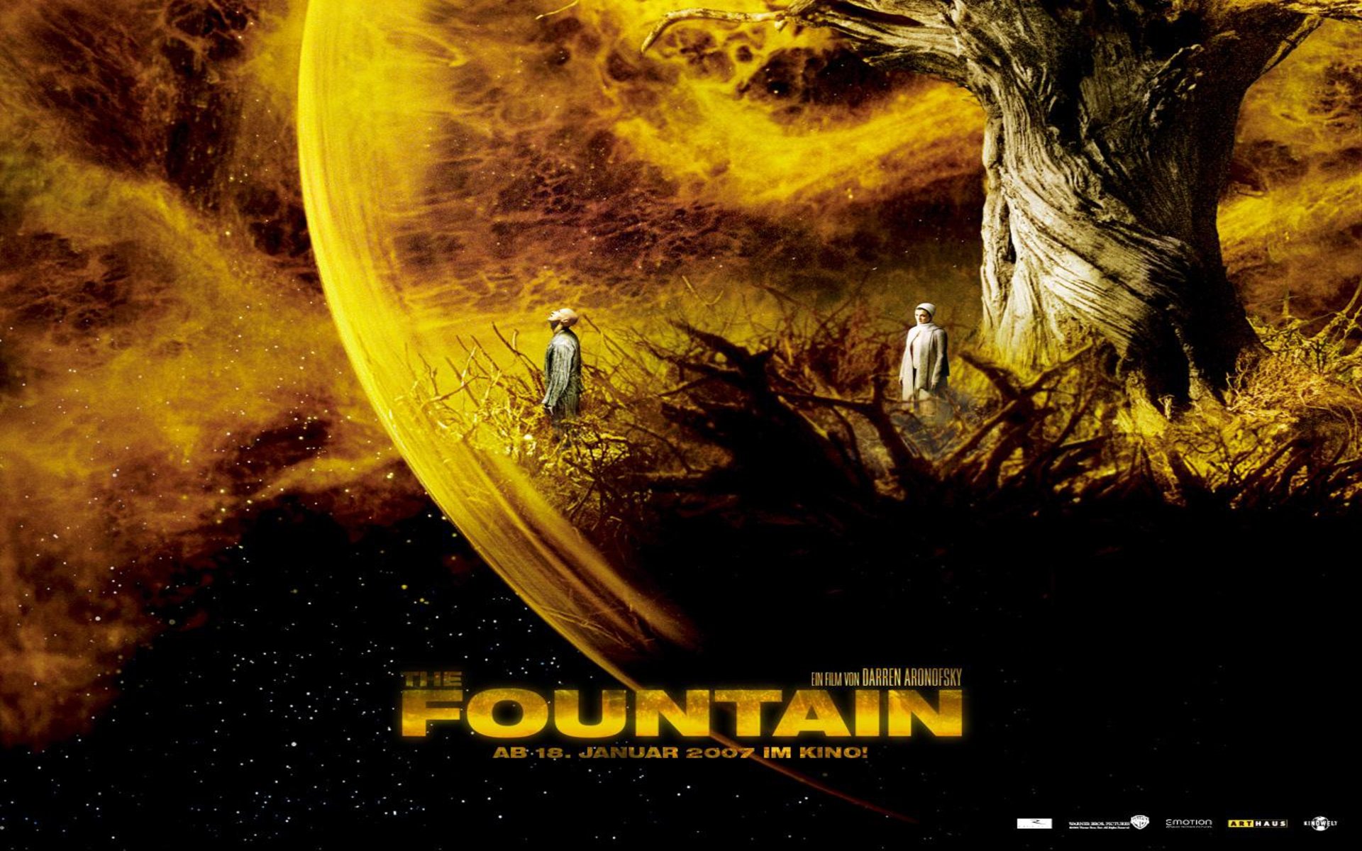 the, Fountain, Drama, Romance, Sci fi, Fantasy, Movie, Film Wallpaper