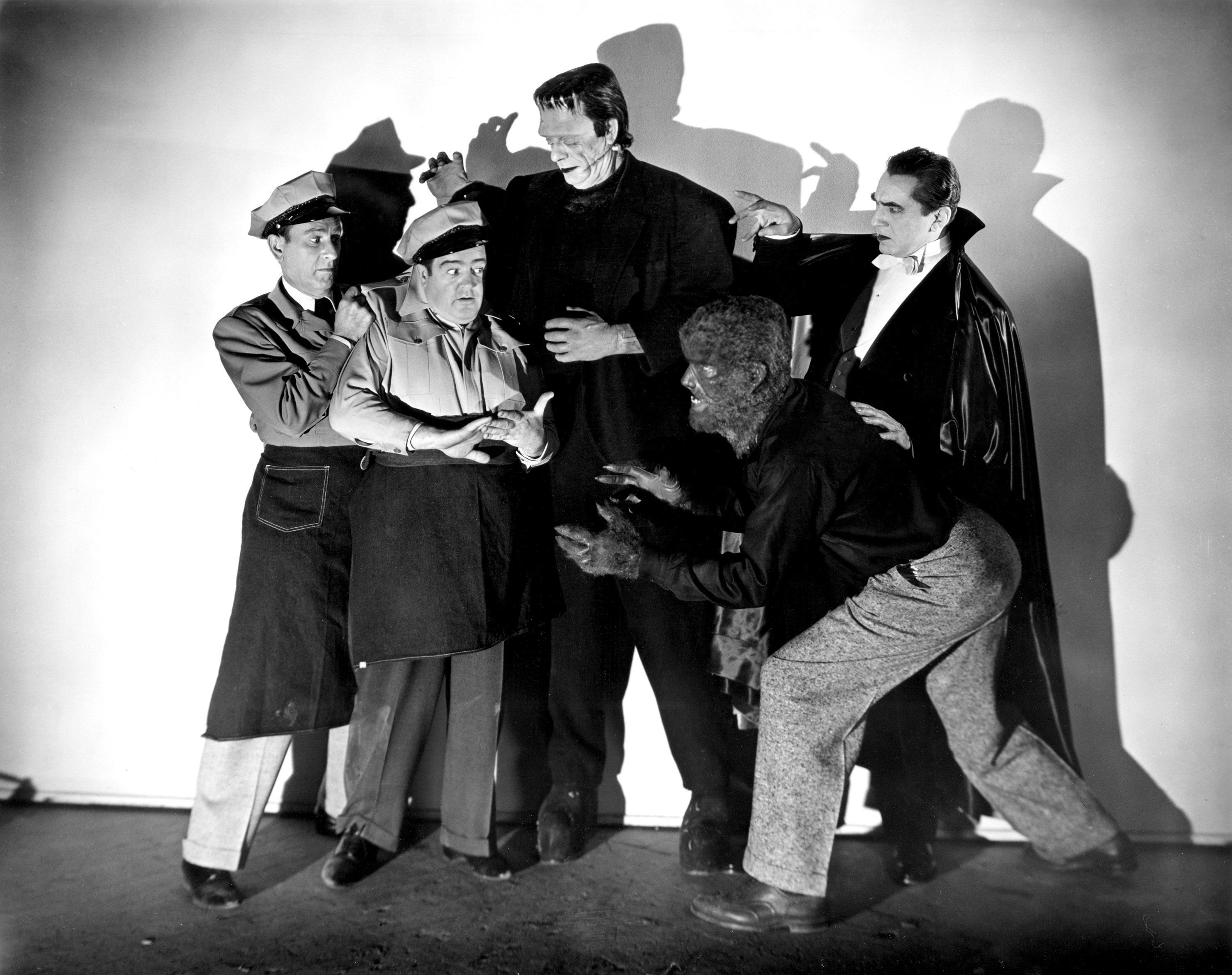 abbott, And, Costello, Comedy, Retro, Televion, Movie, Film, Frankenstein, Halloween Wallpaper