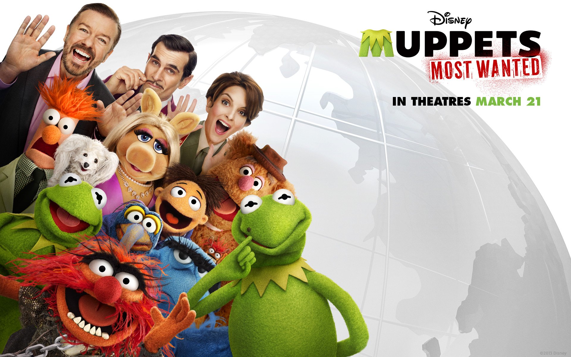 muppets, Most, Wanted, Adventure, Comedy, Crime, Puppet, Family, Disney, Poster Wallpaper