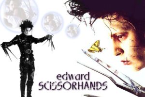edward, Scissorhands, Drama, Fantasy, Romance, Depp, Poster