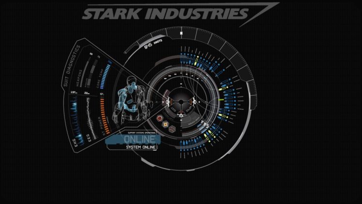blue, Iron, Man, Stark, Industries Wallpapers HD / Desktop and Mobile  Backgrounds