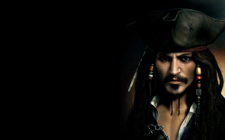 pirates, Of, The, Caribbean, Johnny, Depp, Captain, Jack, Sparrow HD Wallpaper Desktop Background
