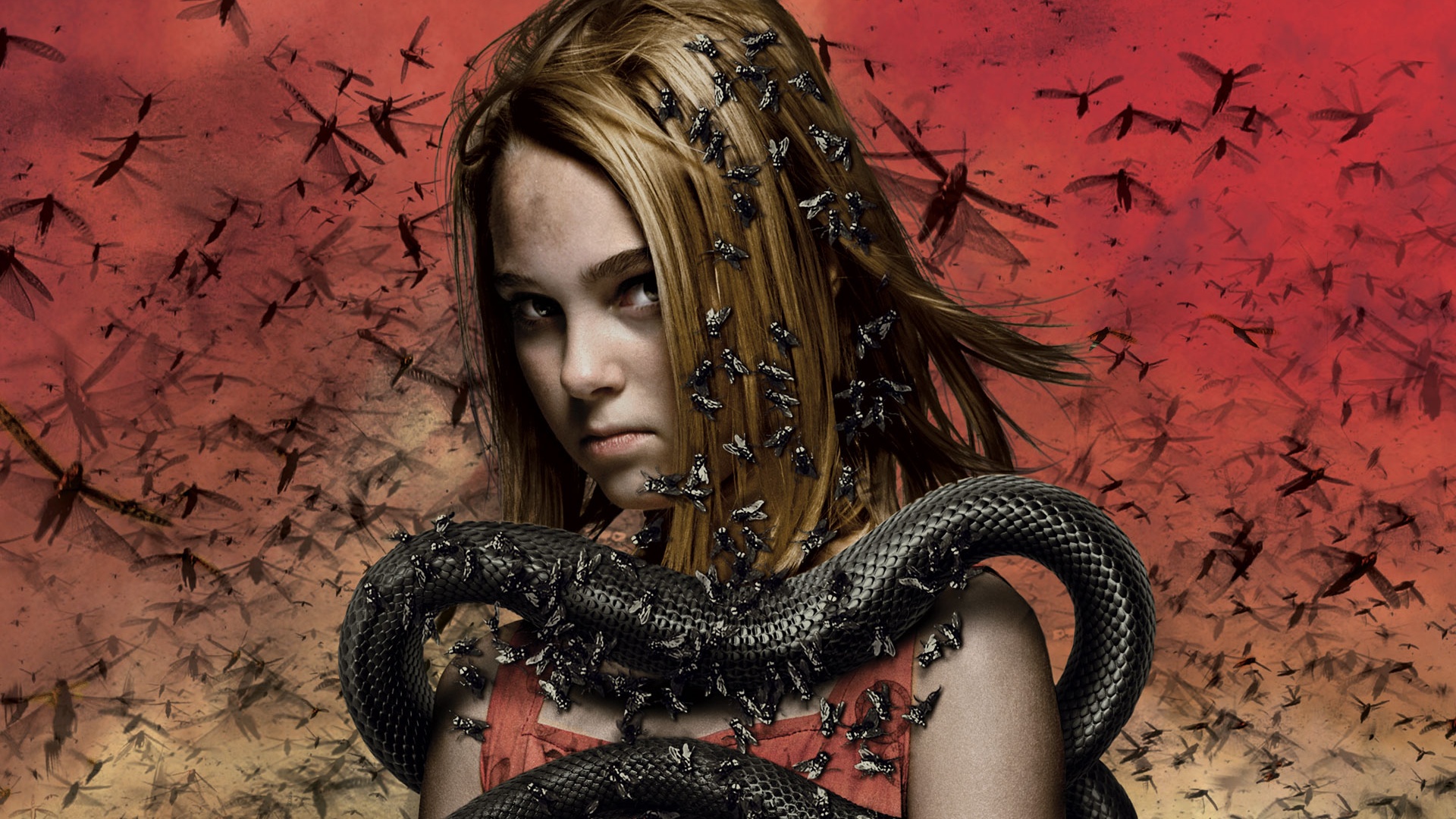 the, Reaping, Bugs, Snake, Annasophia, Robb, Actress, Girl, Dark