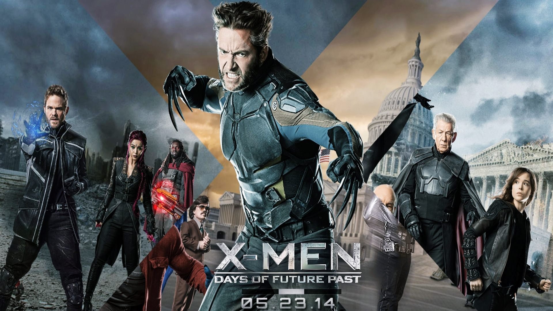 x men, Days, Future, Past, Action, Adventure, Fantasy, Movie, Film, Comics, Marvel, Xmen, Men Wallpaper