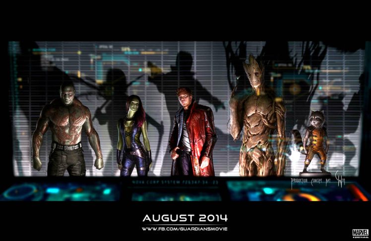 guardians, Of, The, Galaxy, Action, Adventure, Sci fi, Marvel, Futuristic HD Wallpaper Desktop Background