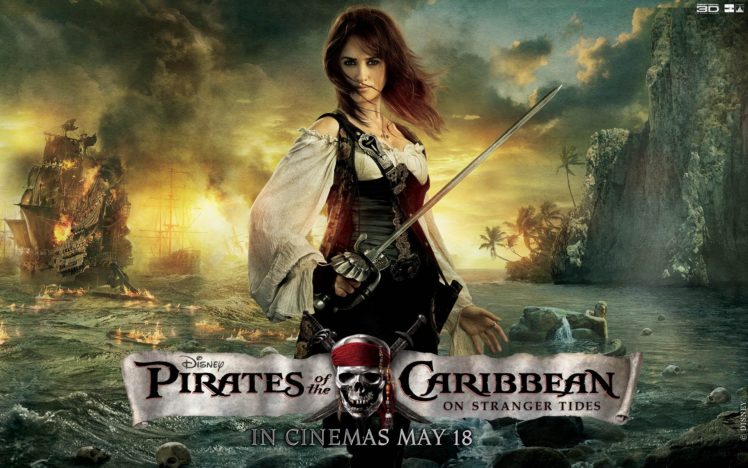 pirates, Of, The, Caribbean, Fanatsy, Women, Weapons, Swords HD Wallpaper Desktop Background