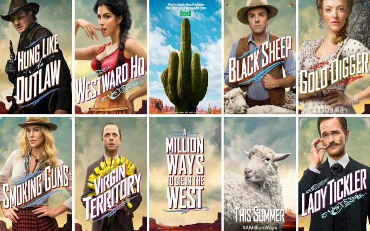 million, Ways, Die, West, Comedy, Western, Film, Charlize, Theron HD Wallpaper Desktop Background