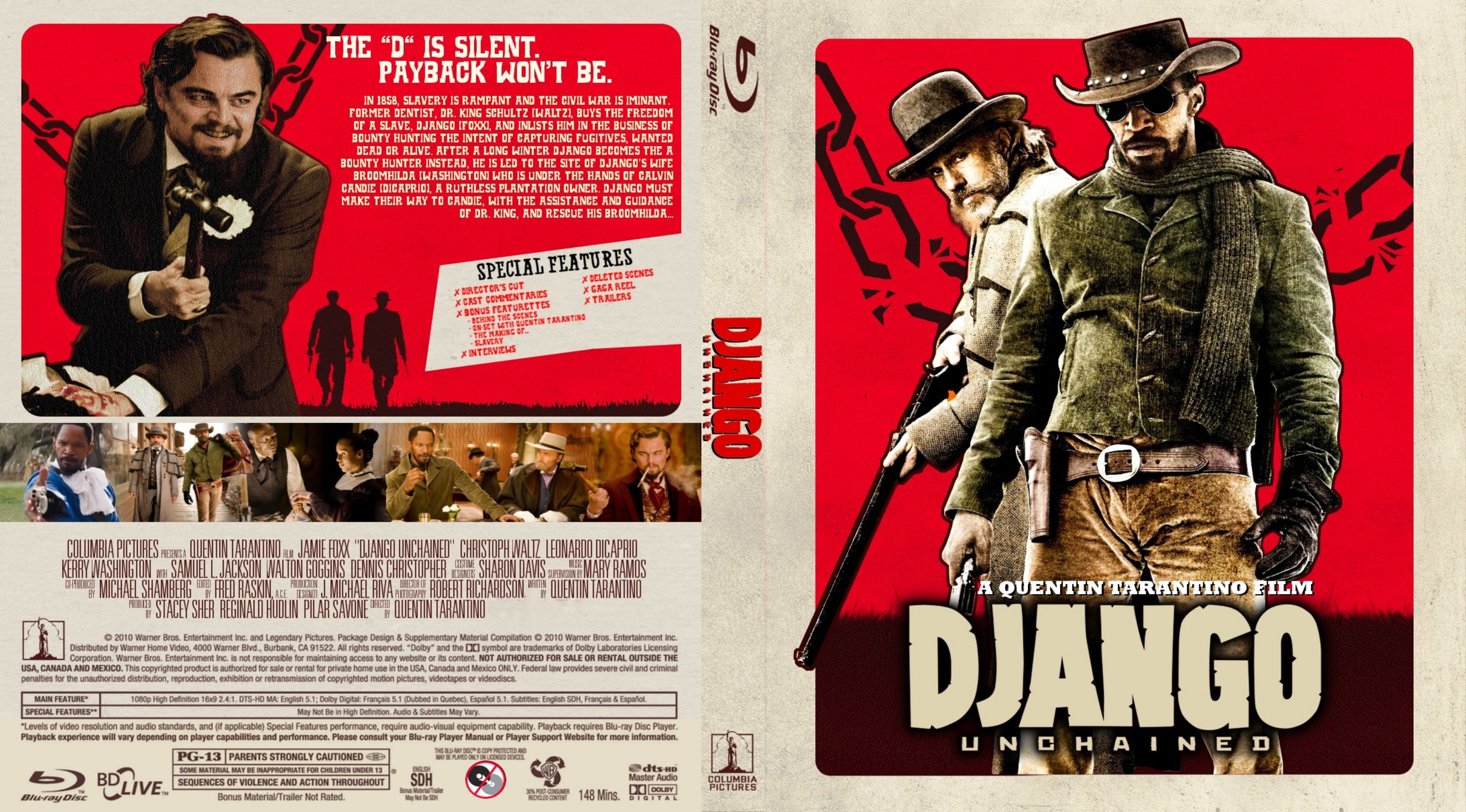 django, Unchained, Western, Cowboy Wallpaper