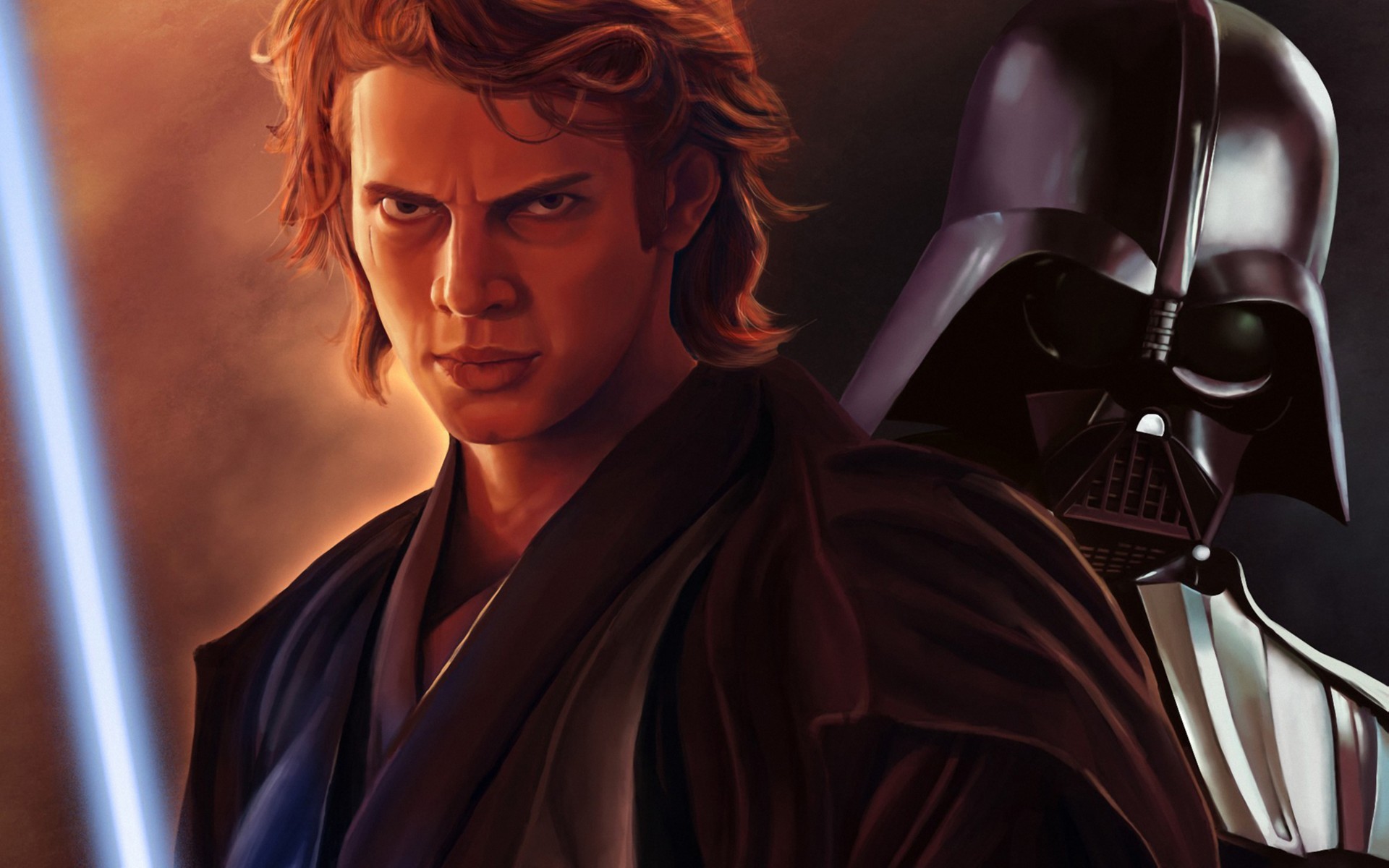 star, Wars, Hayden, Christensen, Anakin, Skywalker, Dart, Vader, Lightsaber, Sci fi Wallpaper