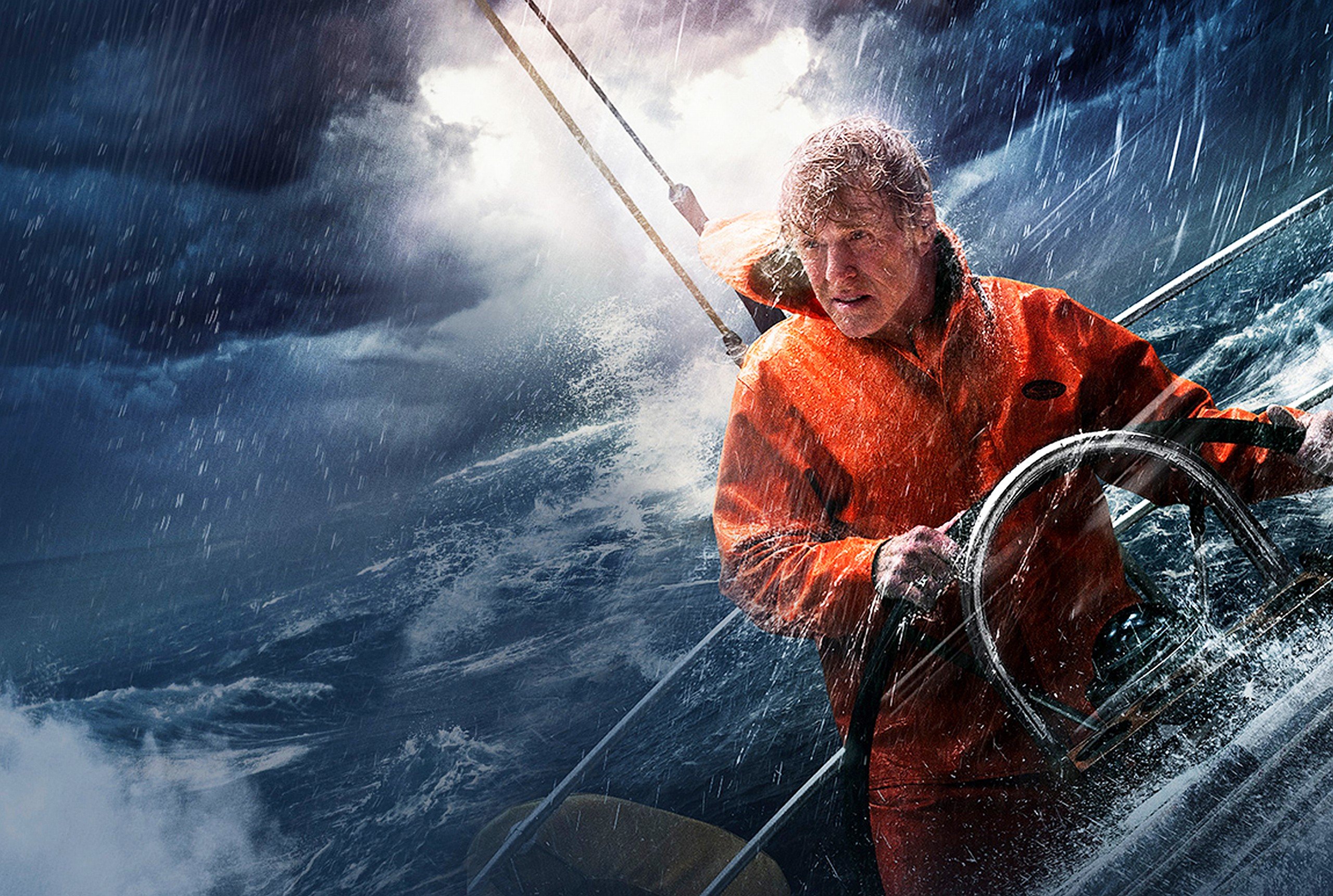 robertredford, Redford, Allislost, Lost, Movie, Sailingship, Ocean, Disaster Wallpaper