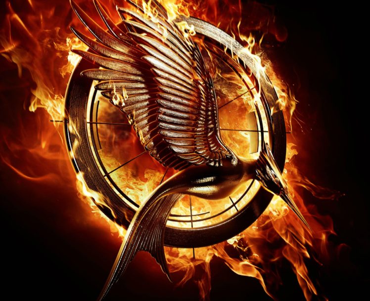 Download The Hunger Games Mockingjay Pin Wallpaper | Wallpapers.com