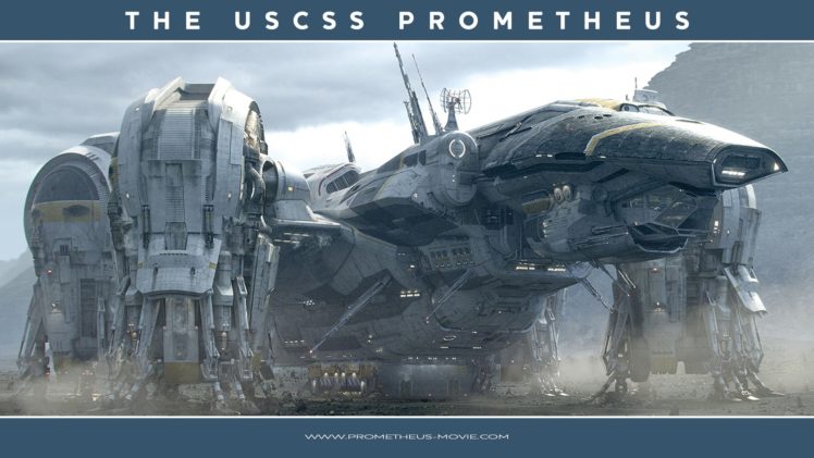 prometheus, Adventure, Mystery, Sci fi, Futuristic, Poster, Spaceship HD Wallpaper Desktop Background