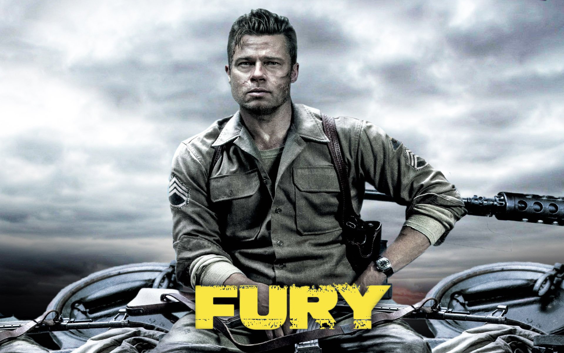 fury, Action, Drama, War, Brad, Pitt, Military, Tank, War, 1fury, Fighting Wallpaper