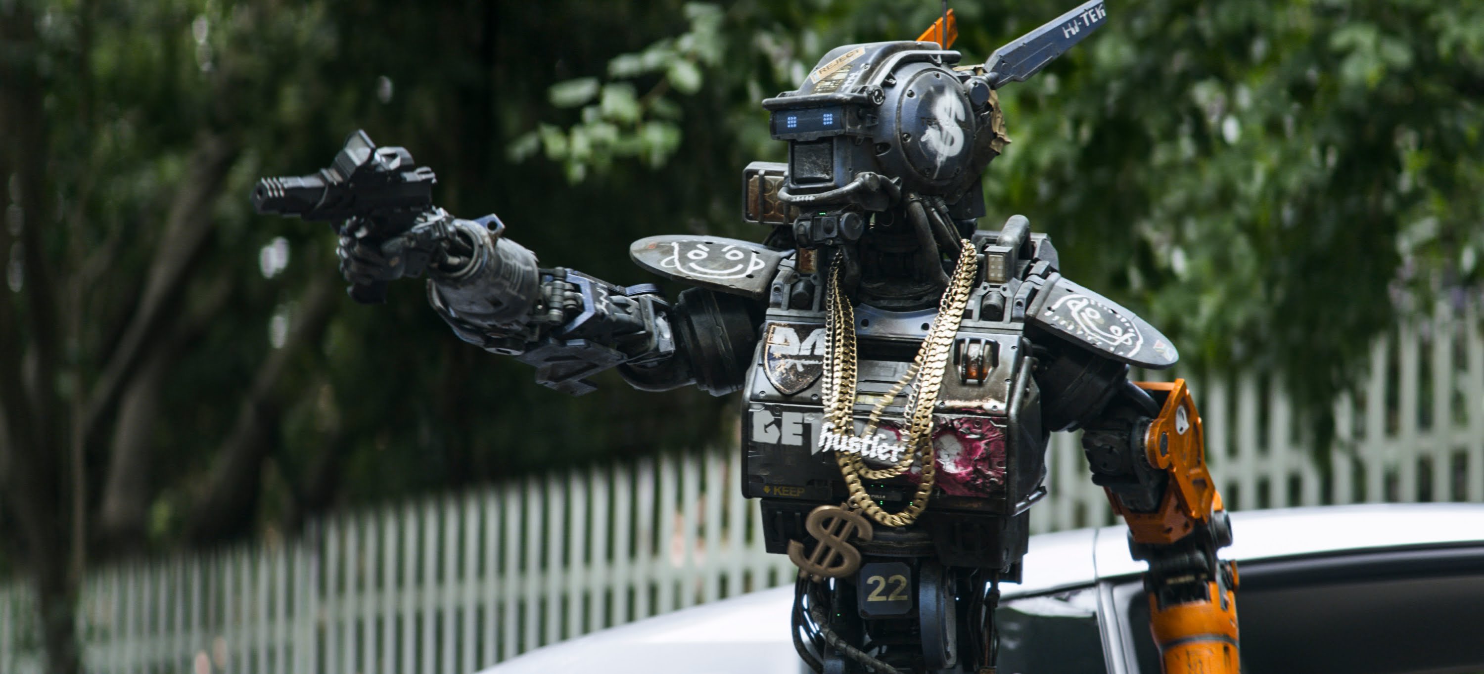 chappie, Sci fi, Futuristic, Action, Thriller, Robot, Cyborg, Action, 1chappie Wallpaper