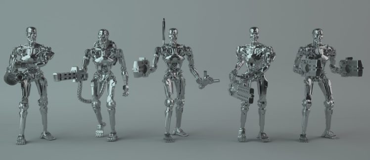 terminator, Genisys, Sci fi, Futuristic, Action, Fighting, Warrior, Robot, Cyborg, 1genisys HD Wallpaper Desktop Background