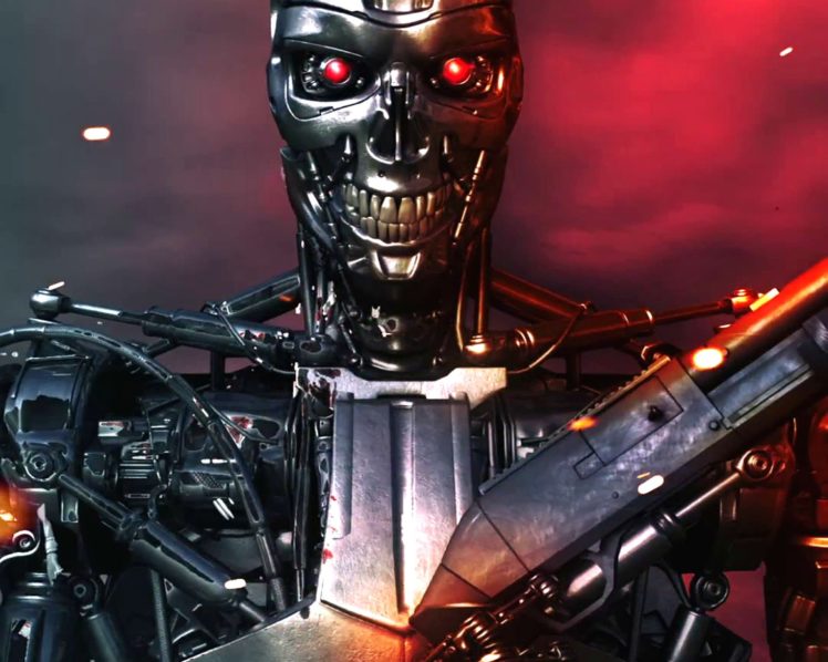 terminator, Genisys, Sci fi, Futuristic, Action, Fighting, Warrior, Robot, Cyborg, 1genisys HD Wallpaper Desktop Background