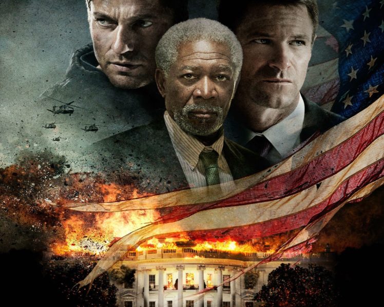 olympus, Has, Fallen, Crime, Action, Thriller, Police, 1ohf, Fire, Flames HD Wallpaper Desktop Background