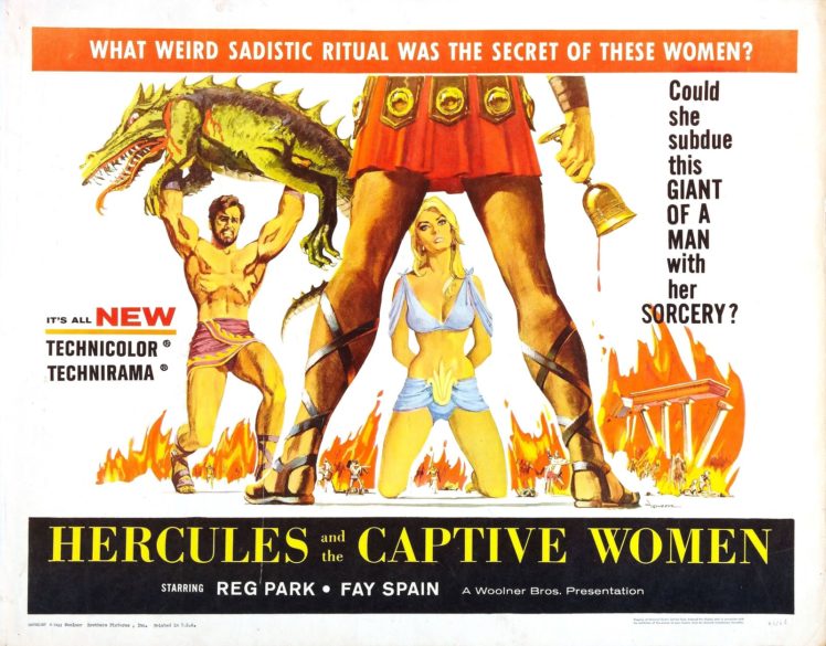 hercules, And, Captive, Women, Poster HD Wallpaper Desktop Background