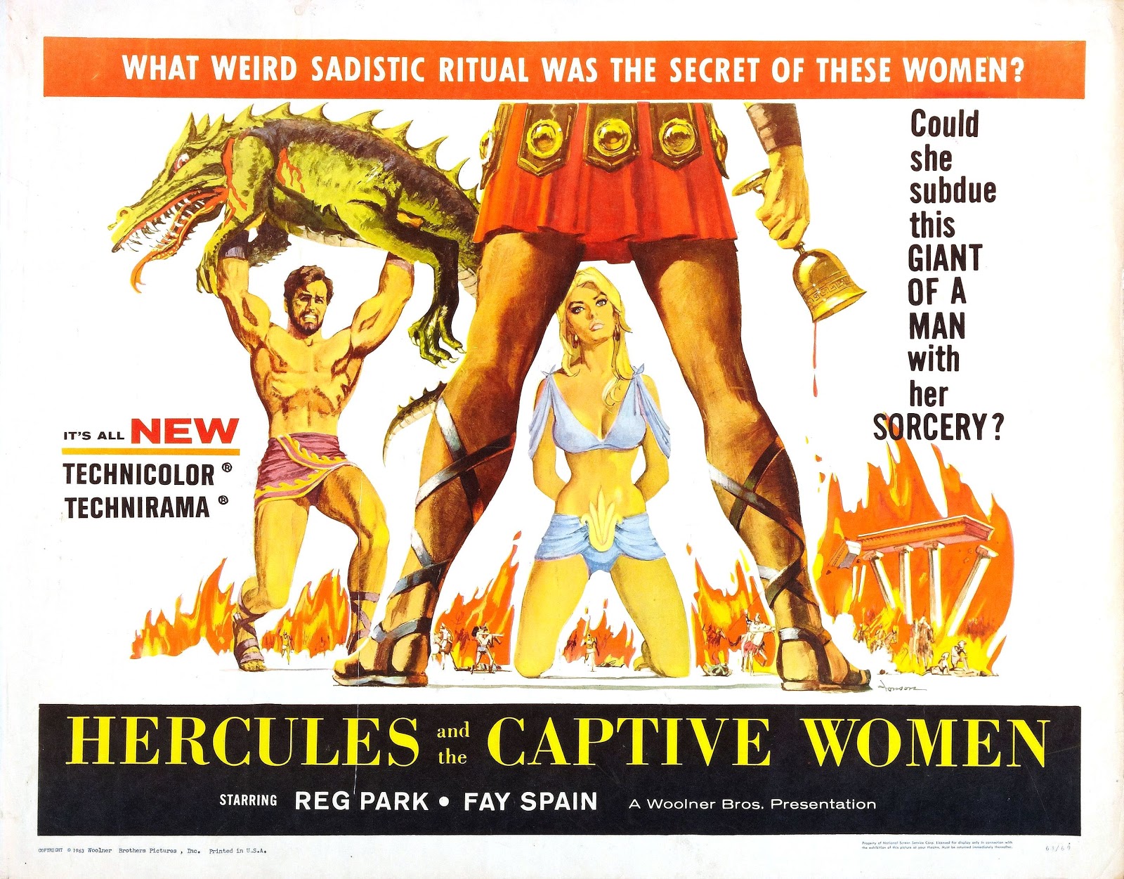 hercules, And, Captive, Women, Poster Wallpaper