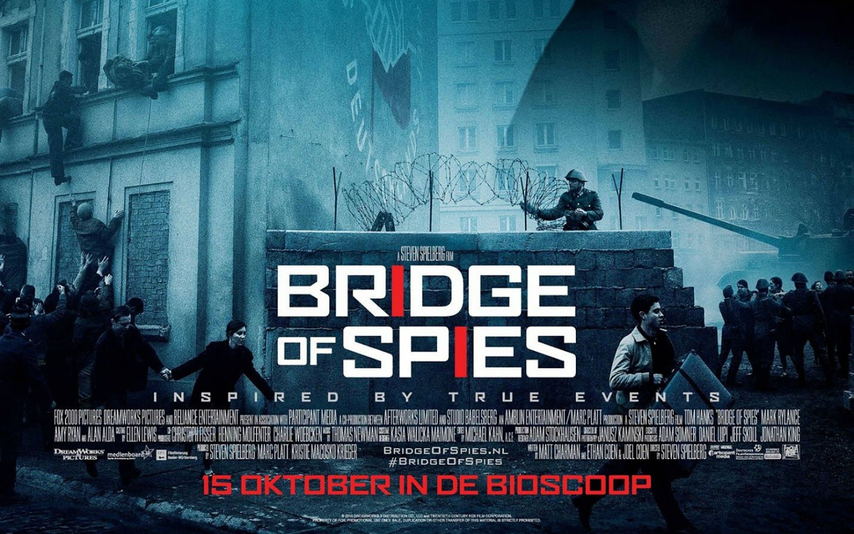 bridge, Of, Spies, Tom, Hanks, Drama, Thriller, Court, Crime, Military, 1bspies, Spy, Poster Wallpaper