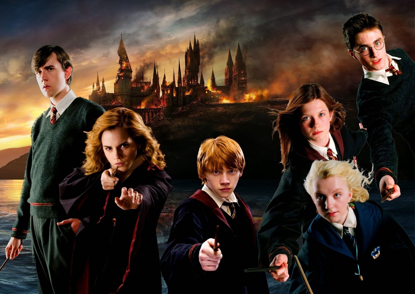 harry, Potter, Fantasy, Adventure, Witch, Series, Wizard, Magic, Poster, Emma, Watson Wallpaper