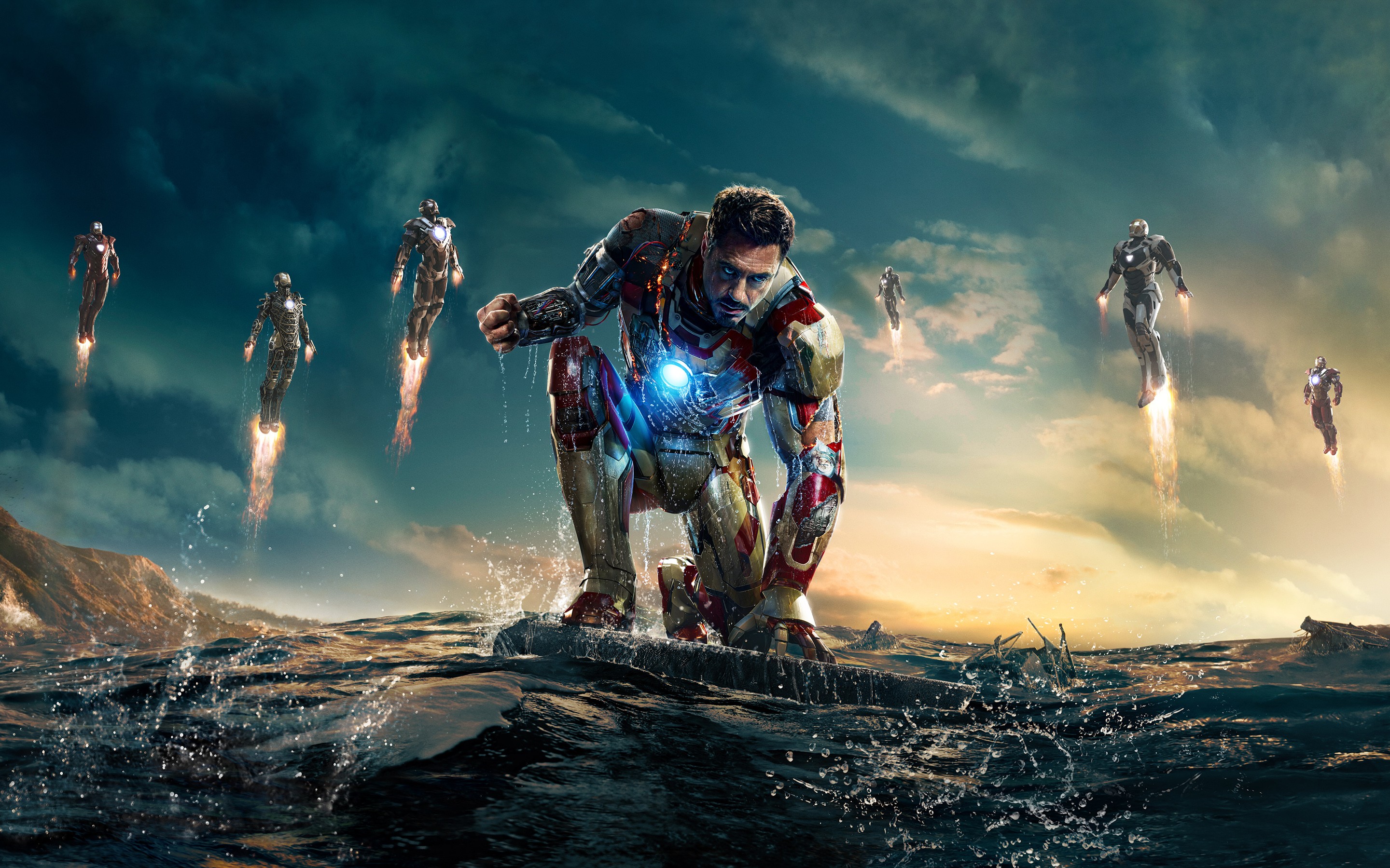 iron, Man, Robert, Downey, Jr, Superhero Wallpaper