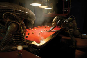predator, Bar, Aliens, Vs, Predator, Movie, Billiards, Tables, Alien