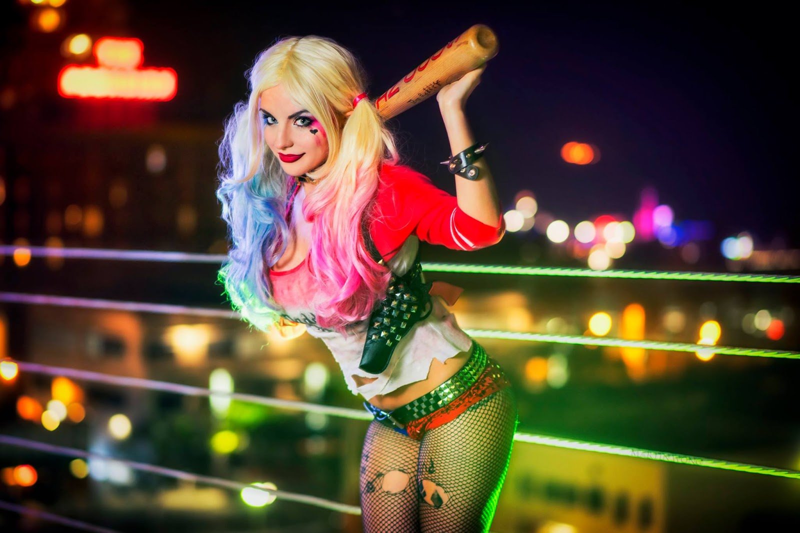 suicide, Squad, Action, Superhero, Dc comics, D c, Action, Fighting, Mystery, Comics, Harley, Quinn, Cosplay Wallpaper