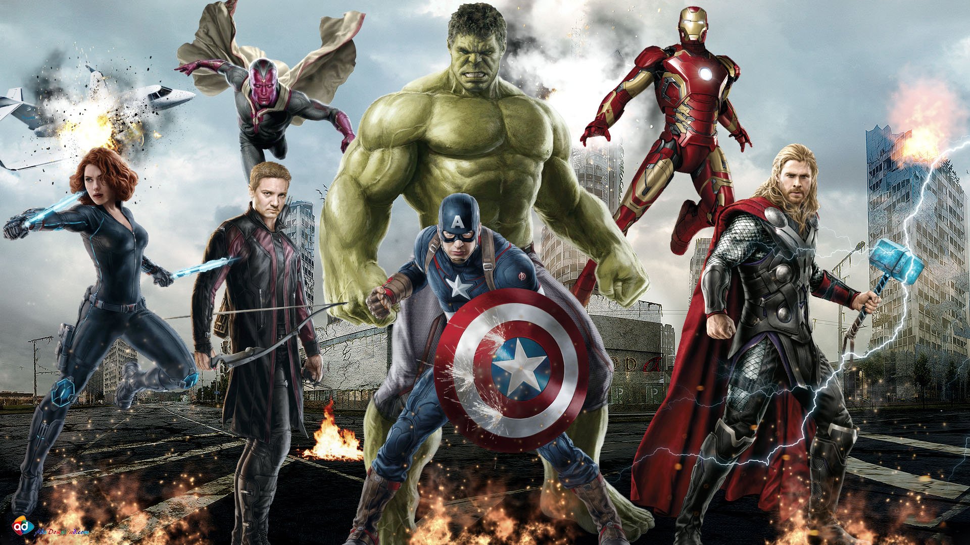 avengers, Age, Ultron, Marvel, Comics, Superhero, Ageultron, Action, Adventure, Fighting Wallpaper