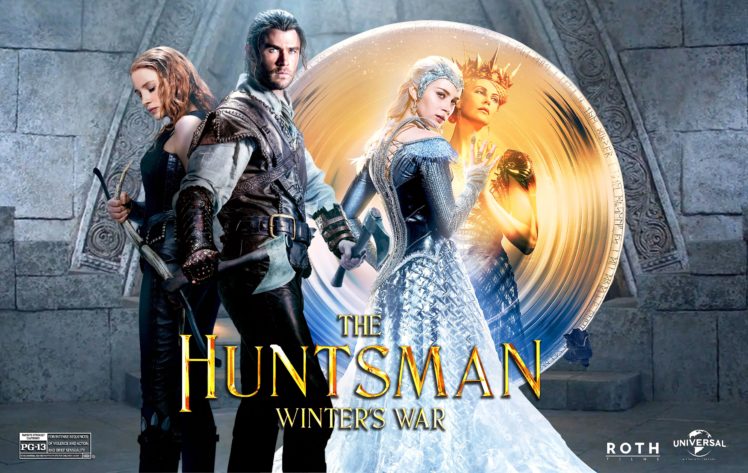 huntsman, Winters, War, Snow, White, Fantasy, Action, Adventure, Disney, Brothers, Grimm, Drama, Fairy, 1swh, Poster HD Wallpaper Desktop Background