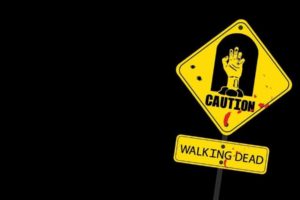 undead, Dead, Signs, The, Walking, Dead, Caution