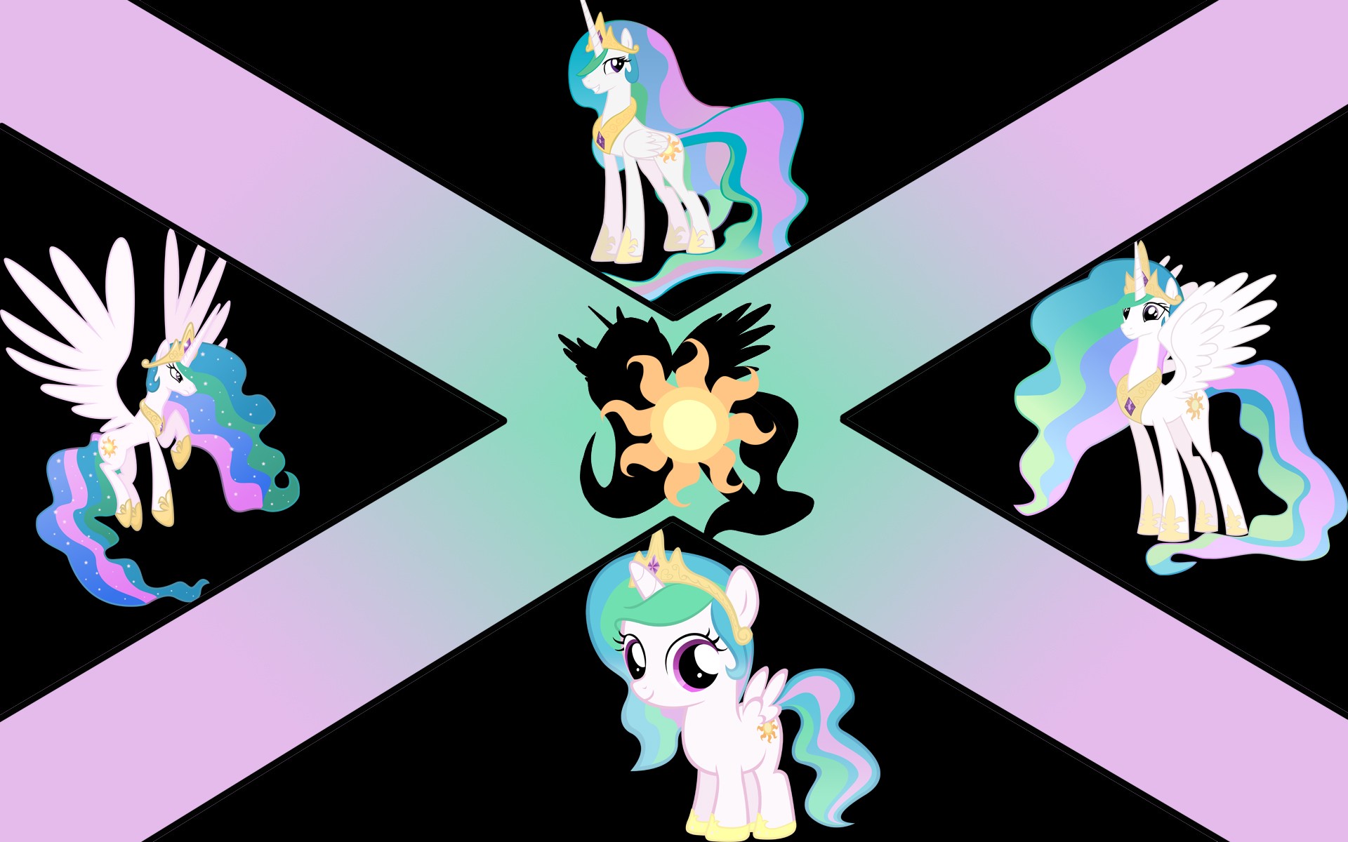 my, Little, Pony, Princess, Celestia, Number, My, Little, Pony , Friendship, Is, Magic Wallpaper