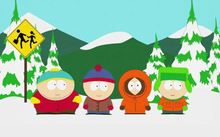 south, Park, Eric, Cartman, Stan, Marsh, Kenny, Mccormick, Kyle, Broflovski HD Wallpaper Desktop Background