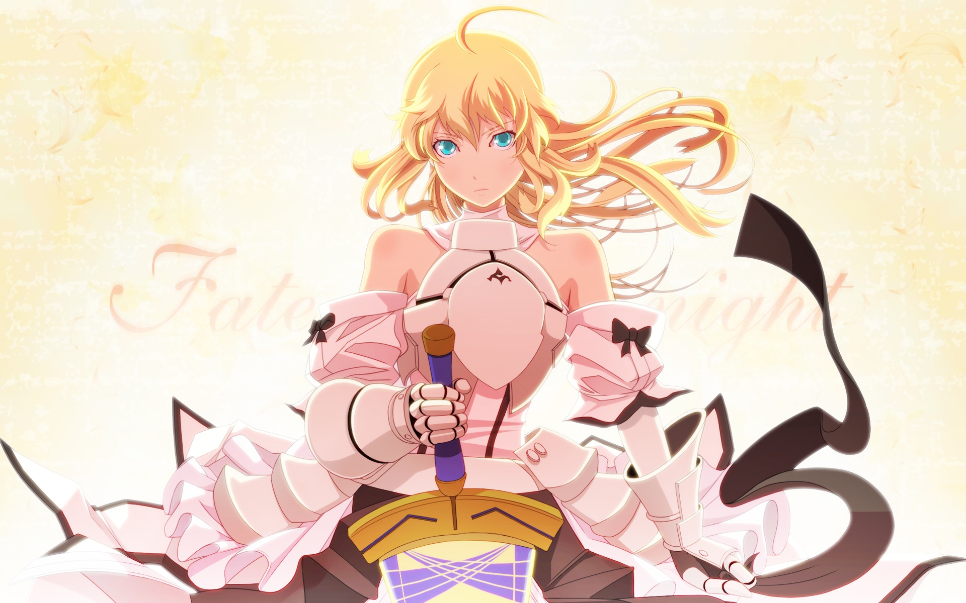 fate stay, Night, Fate, Unlimited, Codes, Saber, Lily, Detached, Sleeves, Fate, Series Wallpaper