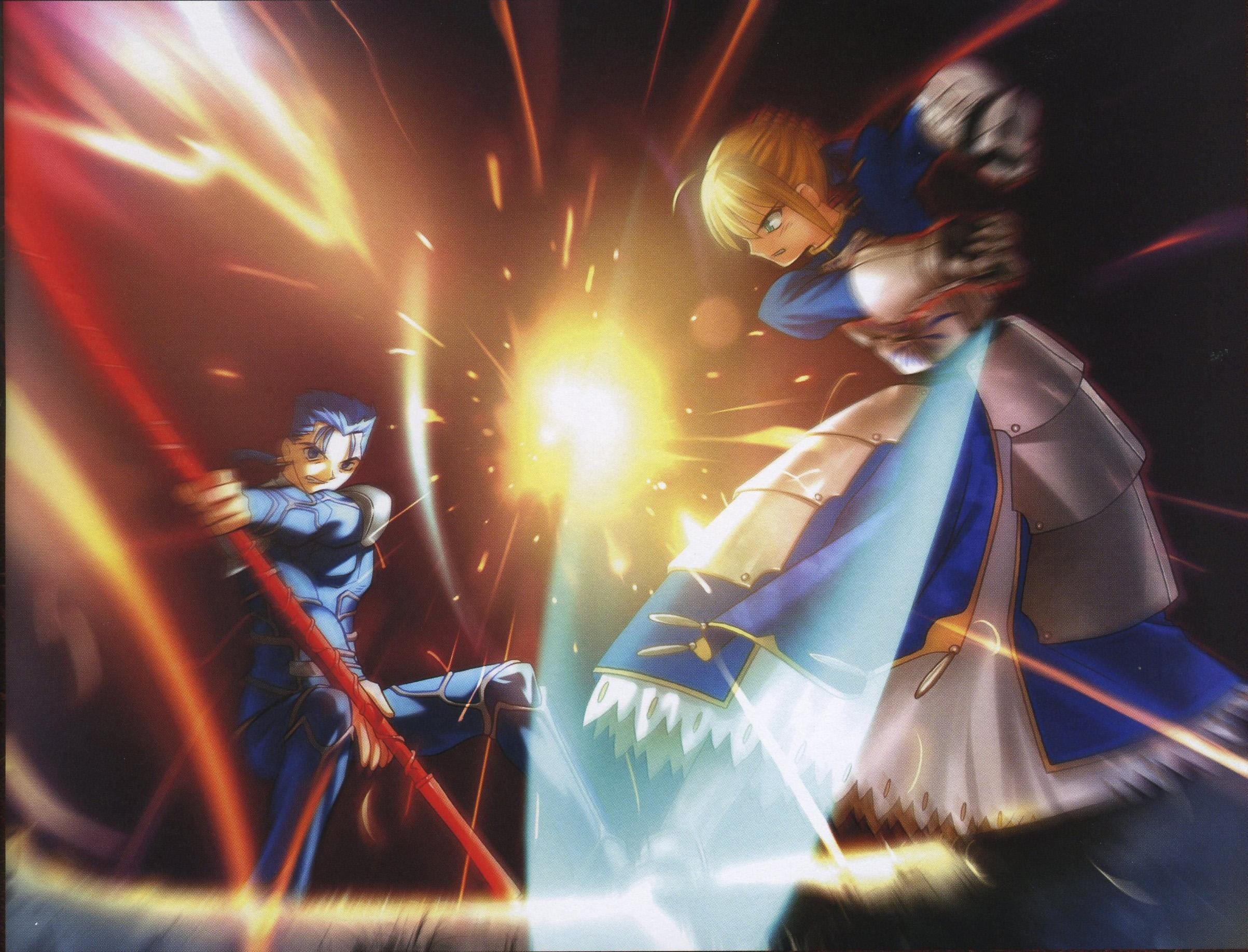fate stay, Night, Artbook, Artwork, Characters, Saber, Lancer,  fate stay, Night , Scans, Fate, Series Wallpaper