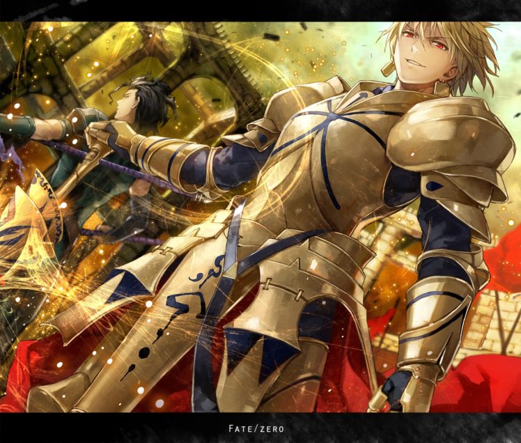 gilgamesh, Anime, Boys, Fate zero, Lancer,  fate zero , Fate, Series HD Wallpaper Desktop Background