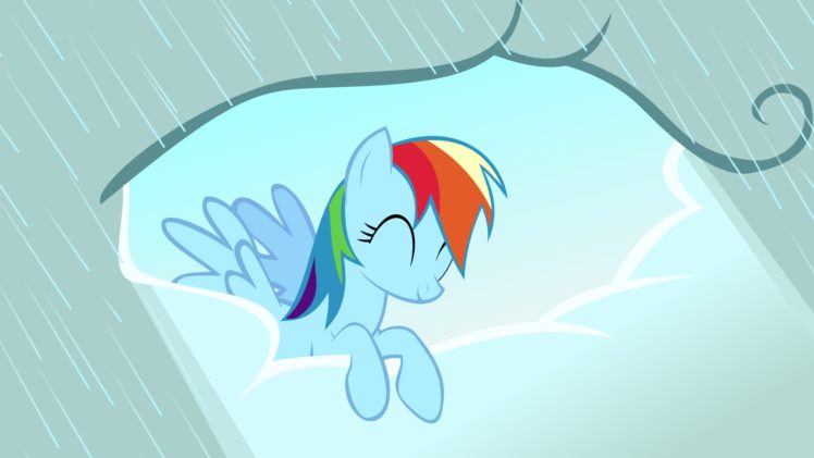 clouds, Ponies, Rainbow, Dash, My, Little, Pony , Friendship, Is, Magic HD Wallpaper Desktop Background