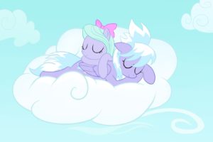sleeping, Ponies, My, Little, Pony , Friendship, Is, Magic, Cloudchaser, Flitter