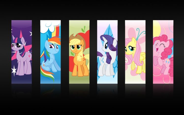 my, Little, Pony, Fluttershy, Rainbow, Dash, Twilight, Sparkle, Rarity, Pinkie, Pie, Applejack HD Wallpaper Desktop Background