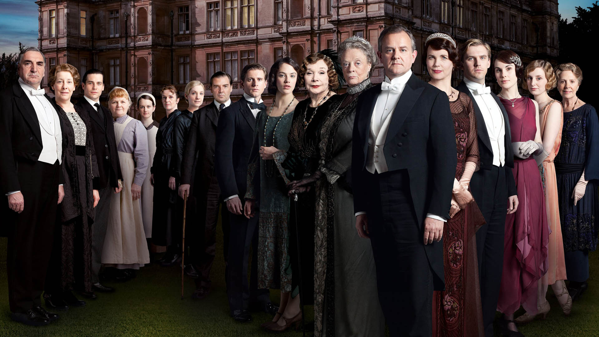 downton, Abbey, British, Period, Drama, Television Wallpaper