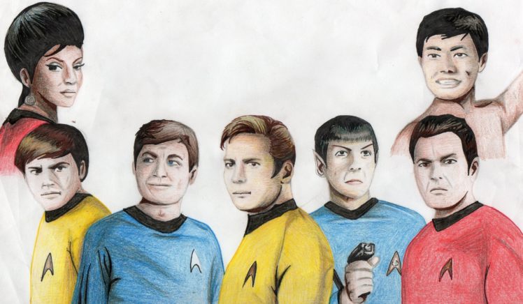 star, Trek, Sci fi, Action, Adventure, Television, Art, Drawing HD Wallpaper Desktop Background
