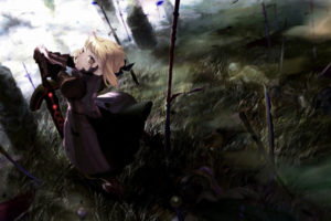 fate stay, Night, Saber, Saber, Alter, Fate, Series