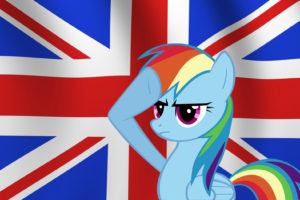 flags, United, Kingdom, My, Little, Pony, Rainbow, Dash