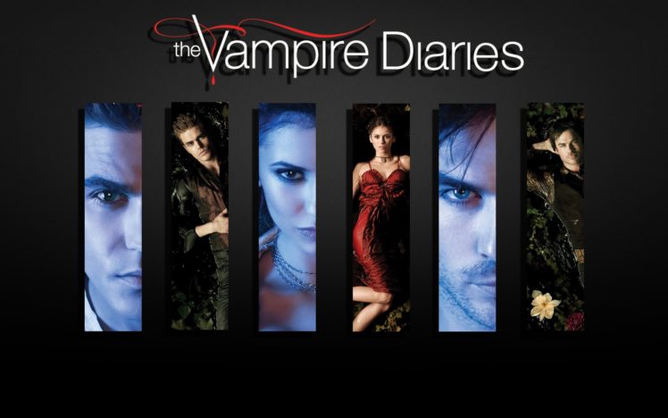 nina, Dobrev, The, Vampire, Diaries, Panels, Ian, Somerhalder, Paul, Wesley, Vampire, Diaries HD Wallpaper Desktop Background
